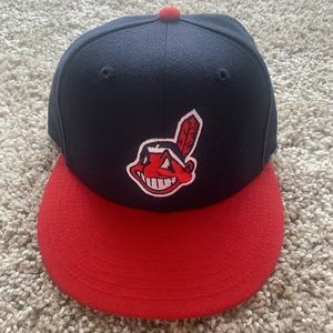 Chief Wahoo Cleveland Indians Home Authentic Collection 59Fifty Hat New Era